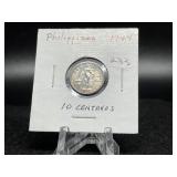 1944 Philippines 10 centavos