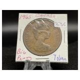 1965 Big Canadian Penny Token