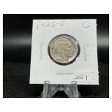 Buffalo Nickels: 1925-S
