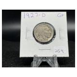 Buffalo Nickels: 1927-D