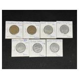 Lot of (7) vintage automobile tokens