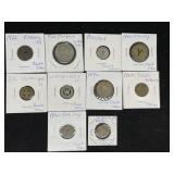 Lot of (10) transportation tokens