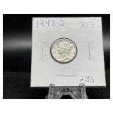 Mercury Dimes (Nice Condition):   1943-D