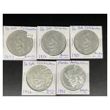 Lot of (5) Different vintage De Soto Celebration T