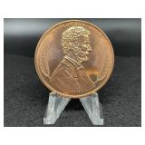 Lincoln 1 oz. Copper Round