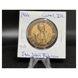1966 Carmi, Ill. Senator John Robinson Medal