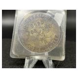 Moon?s Saloon Sutter Creek Brothel Token (replica)