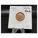 Lincoln Cents:  1937-S