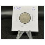 Shield Nickels: 1868