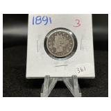 Liberty V Nickels:  1891