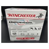 WINCHESTER 12 GAUGE HEAVY LEAD LOAD 25 CART.