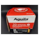 AGUILA 22 SUPER EXTRA HOLLOW POINT 500 CARTRIDGES