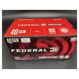 FEDERAL 40 S AND W 100 CARTRIDGES