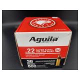 AGUILA 22 SUPER EXTRA HOLLOW POINT 500 CARTRIDGES