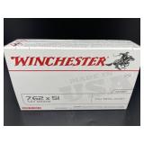 WINCHESTER 7.62 FULL METAL JACKET 20 CARTRIDGES
