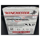 WINCHESTER 12 GAUGE HEAVY LEAD LOAD 25 CART.