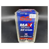 CCI 22 WMR MAXI-MAG 50 CARTRIDGES