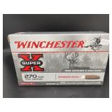 WINCHESTER 270 WIN DEER 20 CARTRIDGES