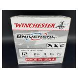 WINCHESTER 12 GAUGE HEAVY LEAD LOAD 25 CART.