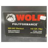WOLF 300 ACC BLACK OUT 20 CARTRIDGES