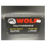 WOLF 300 ACC BLACK OUT 20 CARTRIDGES