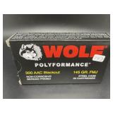 WOLF 300 ACC BLACK OUT 20 CARTRIDGES