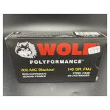 WOLF 300 ACC BLACK OUT 20 CARTRIDGES