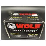 WOLF 7.62 X 39 20 CARTRIDGES