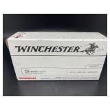 WINCHESTER 9 MM MATO FULL METAL JACKET 50 CART.