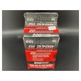 BLAZER 22 LONG RIFLE 200 CARTRIDGES