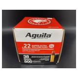 AGUILA .22 SUPER HOLLOW POINT 500 CARTRIDGES
