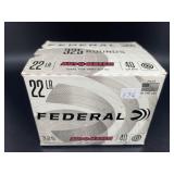 FEDERAL 22 LR 325 CARTRIDGES