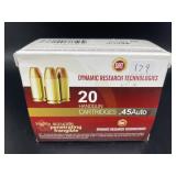 DRT .45 ACP HANDGUN 20 CARTRIDGES