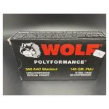 WOLF 300 ACC BLACK OUT 20 CARTRIDGES