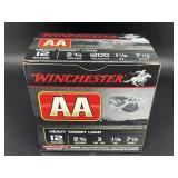 WINCHESTER 12 GUAGE HEAVY TARGET LOAD 25 CART.