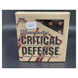 HORNADY CRITICAL DEFENSE 38 SPL PLUS P