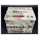 FEDERAL 22 LR 325 CARTRIDGES