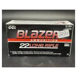 CCI BLAZER 22 LONG RIFLE 50 CARTRIDGES