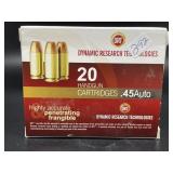 DRT .45 ACP HANDGUN 20 CARTRIDGES
