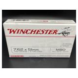 WINCHESTER 7.62 X 51 MM FULL METAL JACKET 20 CART.
