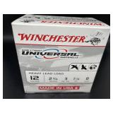 WINCHESTER 12 GAUGE HEAVY LEAD LOAD 25 CART.
