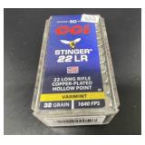 CCI STINGER 22 LR 50 CARTRIDGES