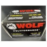 WOLF 7.62 X 39 MM 20 CARTRIDGES