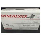 WINCHESTER 45 AUTO FULL METAL JACKET 100 CART.