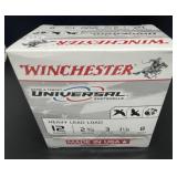WINCHESTER 12 GAUGE HEAVY LEAD LOAD 25 CART.