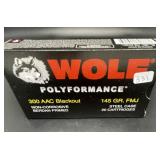 WOLF 300 ACC BLACK OUT 20 CARTRIDGES