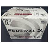 FEDERAL 22 LR 325 CARTRIDGES
