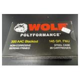 WOLF 300 ACC BLACK OUT 20 CARTRIDGES