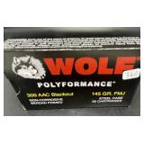 WOLF 300 ACC BLACK OUT 20 CARTRIDGES