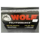 WOLF 300 ACC BLACK OUT 20 CARTRIDGES